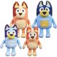 thumbnail image 1 of Conjunto de animales de peluche Bluey Heeler Family de 4, 7-8 pulgadas, suave, figuras de peluche de Bingo, Bandido y Chilli, 1 of 3