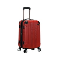 Rueda Giratoria Rígida Luggage Rockland London, Color Rojo, 20 Pulgadas