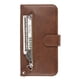 thumbnail image 4 of Funda con Cremallera para Samsung Galaxy S20 Ultra, Carcasa Cartera de Cuero PU con Soporte y Tarjetero, 4 of 6