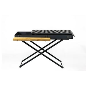 Varvacoa - Parrilla Plegable 13.6 Con Alzador En Barra