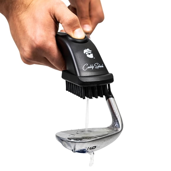 Cepillo para palos de golf Caddy Splash PRO con agua, 120 ml, color negro