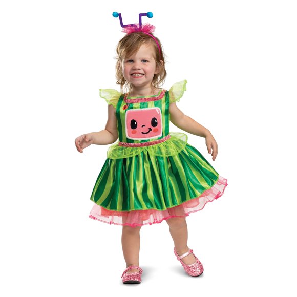 Vestido Cocomelon para niños pequeños Cocomelon de Costume Disguise para niños de 3 a 4 pulgadas
