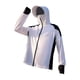 thumbnail image 3 of Camisa De Protección Solar Con Capucha Para Hombre Sudadera Con Capucha Para Uso Diario Al Aire Libre Deportes De Playa XL Blanco Con Negro, 3 of 5