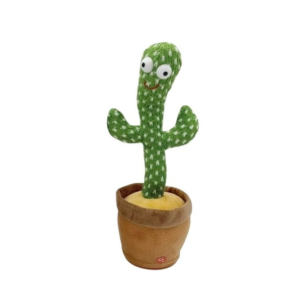 Cactus Bailarín De Peluche Con Repetidor De Voz Y Canciones