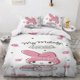 thumbnail image 1 of Sanrio series cartoon duvet cover set 3D printing, soft microfibre duvet cover set Bedroom decoration, suitable for boys, girls Bed Sheets, 1 of 5