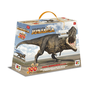 Puzzle 100 Piezas De Tyrannosaurus Rex - Colección Jurasica - Toyng