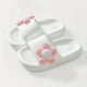 thumbnail image 1 of Baby Girls Cute Flower Lightweight Non-Slip Open Toe Slides For Newborn Infant Toddlers, Summer, 1 of 3