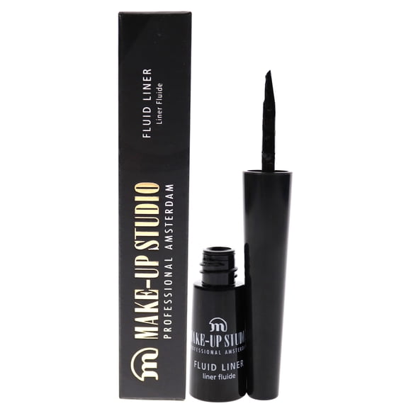 Eyeliner Make-Up Studio Fluid Liner Sparkling Black 3 ml Mujer
