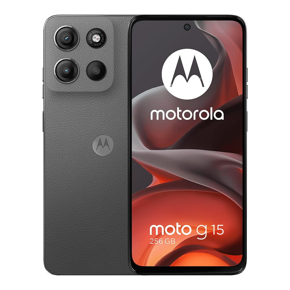 Smartphone Motorola Moto G15 4g Lte Xt2521-2 De 4 Gb+128 Gb, Gris