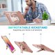 thumbnail image 5 of Funda ZtotopCases para iPad 10.2\" a prueba de golpes con correa giratoria – Rosa, 5 of 8