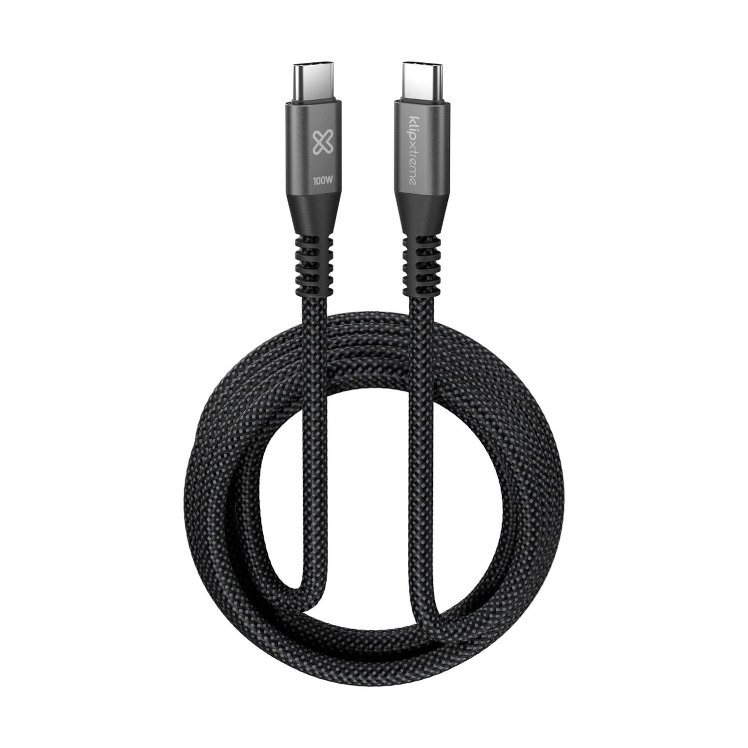 Klip Xtreme Cable Trenzado Usb-c Powergo 550 100w 3m