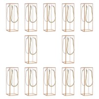 Bothyi - 12X Cajas De Regalo Transparentes Cajas De Flores Simples Para La Boda De Fiesta De Aniversario