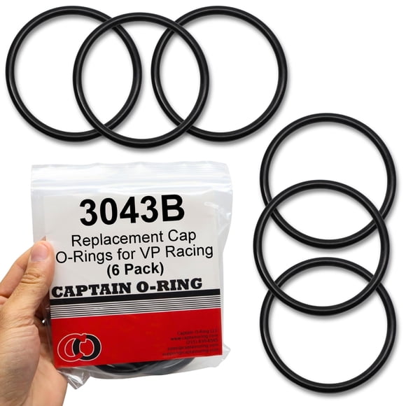O-Rings Captain O-Ring 3043B (paquete de 6)
