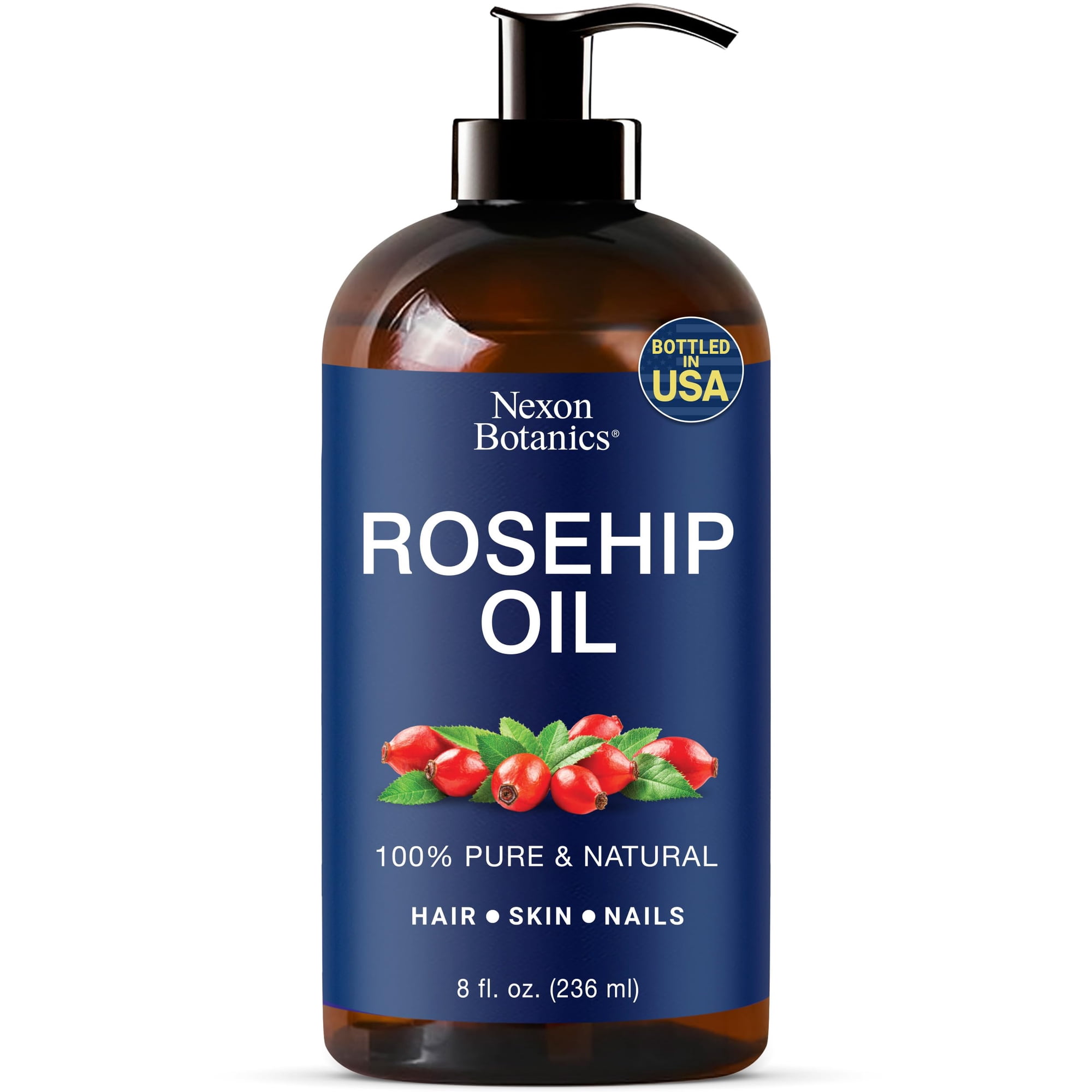 Aceite De Rosa Mosqueta Nexon Botanics Para Rostro 240 Ml Con Masaje Gua Sha