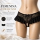 thumbnail image 2 of Colaless Tanga Sexy Con Abertura De Encaje Y Volados, 2 of 3