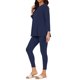 thumbnail image 4 of INSPIRE CHIC Conjuntos de Pijama para Mujer de Manga Larga Modal Ropa de Dormir Suave y Cómoda Conjunto de 2 Piezas Pj a Juego Parte Superior Pantalones Ropa de Dormir Ropa de Casa L Azul Real, 4 of 6