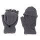 thumbnail image 1 of Invierno cálido felpa mitones medio dedo corto sin dedos guantes deportivos gris, 1 of 5