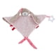 thumbnail image 4 of Manta de felpa Dentición Etiqueta de seguridad Manta de seguridad para bebés Conejo rosa, 4 of 5