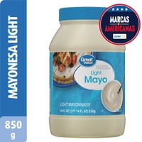 Mayonesa Light Frasco 850 G Great Value
