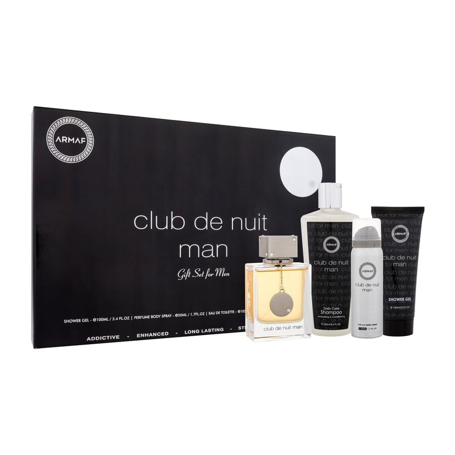 Armaf Le Parfait - Set De Perfume Armaf Club De Nuit Edt 100 Ml Con Gel De Ducha Y Champú