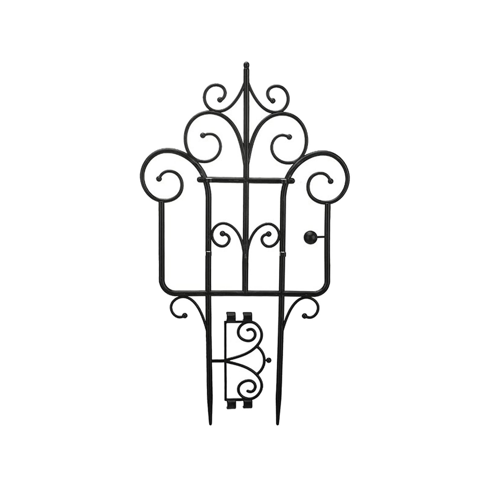 Magideal - Enrejado De Jardín Para Plantas Trepadoras, Enrejado Resistente Para Plantas De Interior/exterior Para Plantas En Maceta, Plantas De Interior, Enredad Negro