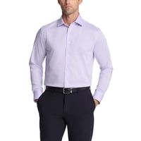 Camisa Calvin Klein, Corte Regular, No Planchada, Color Lila Para Hombre