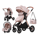 thumbnail image 2 of Coche De Bebé Silla Nido Bolso Y Cubre Pies Beige, 2 of 9