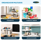 thumbnail image 5 of Estante Organizador 2 Niveles Carry All Blanco Para Condimentos, 5 of 6