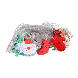 Bothyi - Guirnalda De Luces Navideñas 5M 50 Luces Luces Navideñas Para Porche Chimenea Balcón