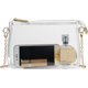 thumbnail image 2 of suxuMhao Bolso Mensajero Transparente, Bolso Cruzado Transparente, Bolso Mensajero Cruzado Ligero, Bolso con Cierre, Cierre Dorado, Material de PVC de 20 X 13 X 2 Cm, Diseño Elegante para Uso, 2 of 2