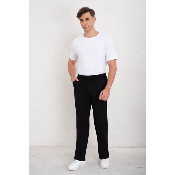 Pantalon De Vestir Hombre Tipo Lino Casual Verano 7140