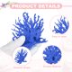 thumbnail image 4 of Decoración de Coral para Acuario Uxcell, Decoraciones para Peceras, Adornos de Coral para Peceras, 12.5x5x11 cm, (Azul Oscuro, 1 Pza), Destinado para Decoración de Paisajismo de Acuarios, 4 of 6