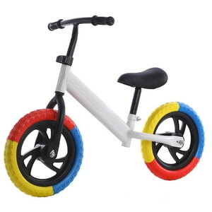 Genérico - Bicicleta Equilibrio Sin Pedales Color Blanca