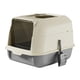 thumbnail image 4 of Caja De Arena Para Gatos Con Tapa Grande Cerrada Fácil De Limpiar Para Gatos De Interior Bandeja De Arena Gris, 4 of 5