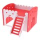 thumbnail image 5 of Lindo Dise?o Mini Peque?o Animal Casa de Castillo Hamster Live Play House Red, 5 of 5