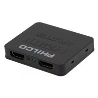 Philco - Adaptador Hdmi Splitter 1X2 Fhd Negro Mp4103