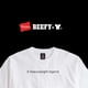 thumbnail image 5 of Camiseta Hanes Beefy de manga corta para hombre Charcoal Heather, 5 of 7