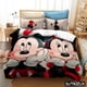 thumbnail image 1 of Lovely Mickey Minnie Mouse Duvet Cover & Pillowcase Set Twin Full Queen King Size Bedding Set Soft Comforter Cover Set Bedspread Bed Sheets, 1 of 5