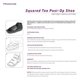 thumbnail image 3 of Zapato posoperatorio ProCare con punta cuadrada para hombre 9.5-12 y mujer 10.5-13, 3 of 3