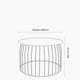 thumbnail image 5 of Mesa de Centro Wire 60 cm Blanco, 5 of 5