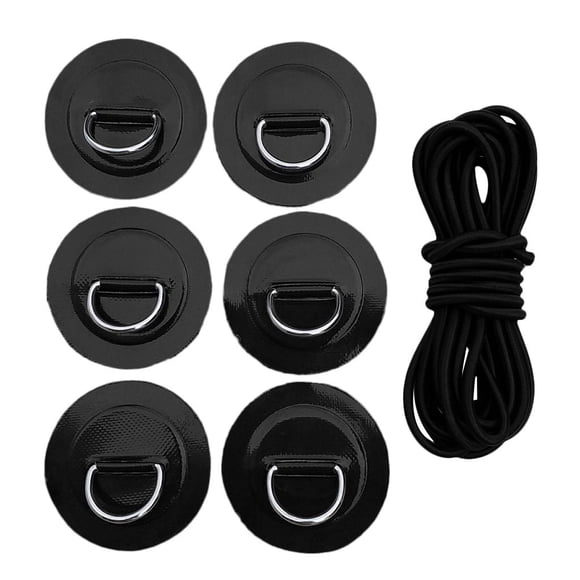 Barco Inflable Stand Up Paddleboard SUP Bungee Cord Deck Rigging Kit Negro