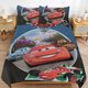 thumbnail image 4 of Cars Lightning McQueen Boys 3 Piece Bedding with 1 Flat Sheet And 2 Pillowcases Twin Bed Sheets, 4 of 5