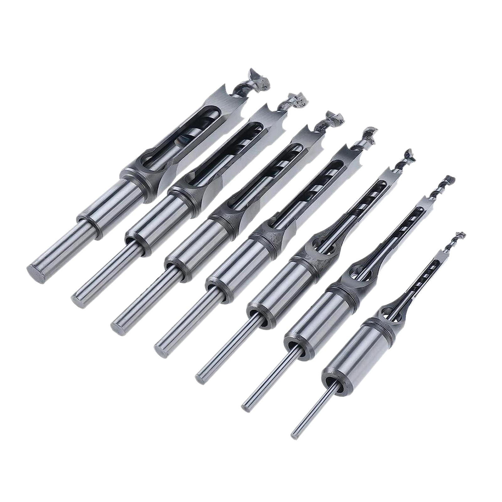 Ioensy - Cinceles De Mortajar Para Carpintería Hss Para Accesorios De Prensa De Taladro Carpintería De Bricolaje 7 Piezas B
