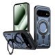 thumbnail image 1 of Para Google Pixel 11 / Pixel 11 Pro Funda con Soporte de Anillo en O Magnético Invisible, Funda de Teléfono a Prueba de Golpes, Azul, 1 of 6