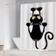 thumbnail image 4 of 4pcs Waterproof Cat Pattern Bathroom Set with Non-Slip Rugs, Shower Curtain, Toilet Lid Cover, and Toilet Mat - Perfect for Bathroom Decor and Safety, 4 of 4