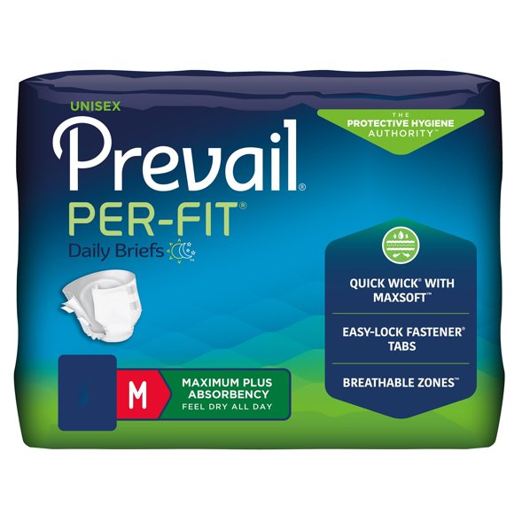 Prevail Incontinencia Talla Media 80 unidades Máxima Absorción