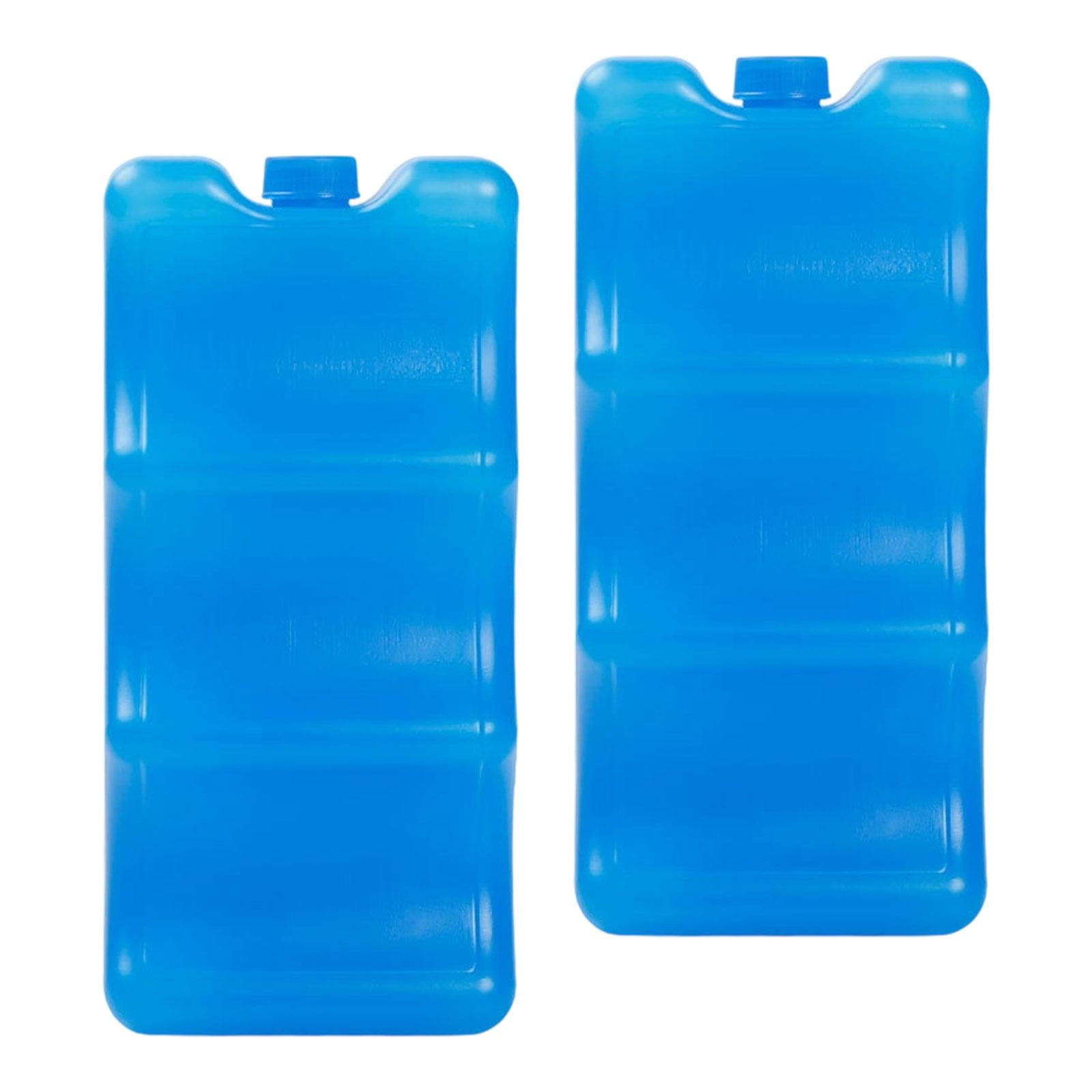 Magideal - Paquete De 2 Bolsas De Hielo Para Neveras Portátiles, Bloques De Hielo, Portátiles, Versátiles, 650 Ml, Nevera Portátil Para Loncheras, Senderismo, Pi