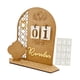 thumbnail image 3 of Centro De Mesa Con Calendario De Cuentas Regresivas De Madera Para Lámpara De Estantería De Escritorio De Granja, 3 of 5