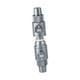 thumbnail image 2 of Conector De Doble Pesta?a, Válvula De Manguera De Metal Resistente Para Acuario, Pecera, 20 Mm, 2 of 5