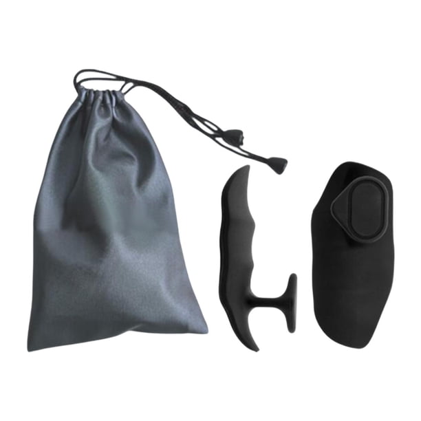 2 piezas de altura de elevación de pesas protector de palma multipropósito con bolsas de cordón con bolsas de cordón de suministros no lisos empuñados Negro